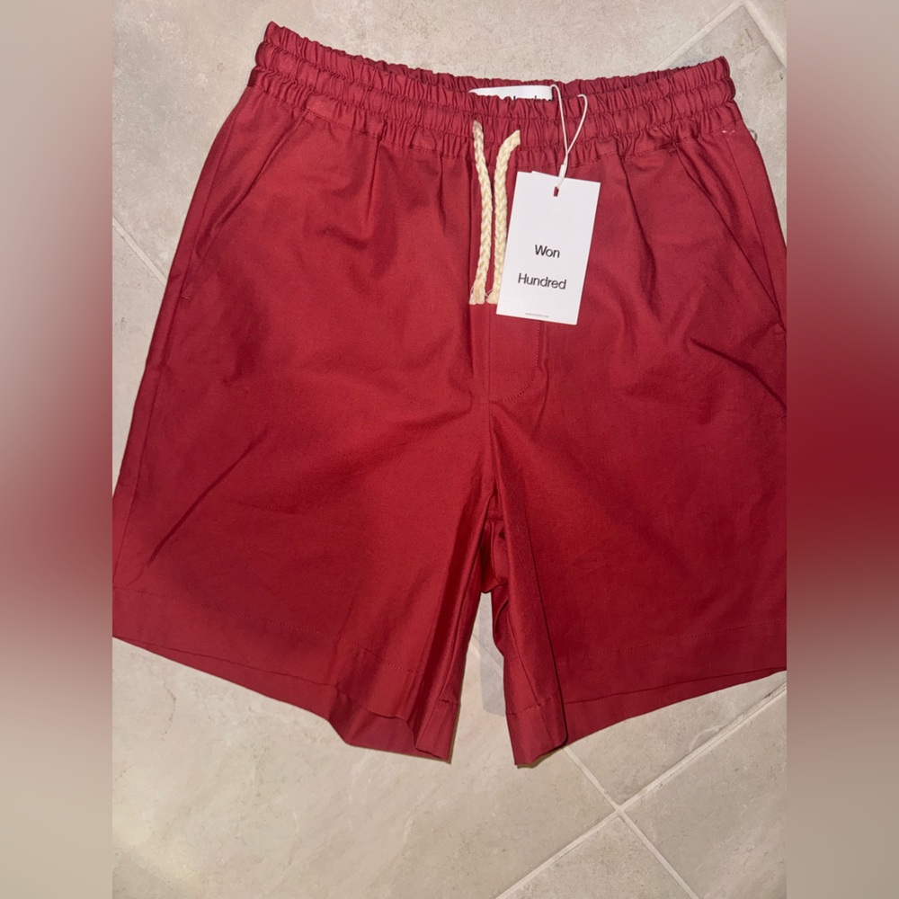 Won Hundred Men's Red Shorts
